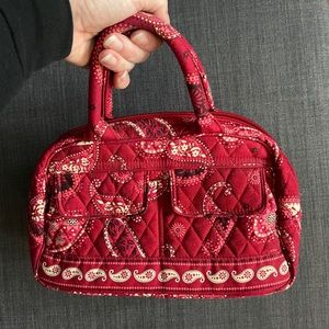 Vera Bradley Red Bandana Double Handle Purse